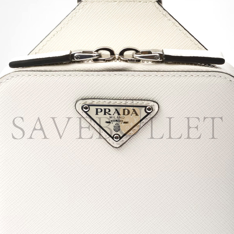 PRADA BRIQUE SAFFIANO LEATHER BAG 2VZ106 (20*14*4cm)